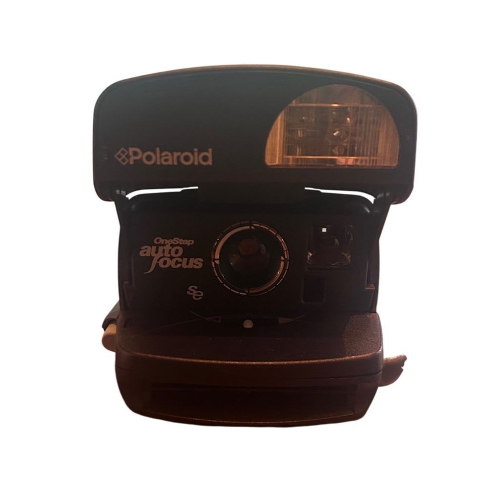 Polaroid OneStep AutoFocus‎ SE Instant Film Camera Navy Blue 600 Series Vintage